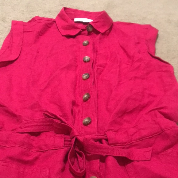 🌸NEW🌸 Loft One Piece Linen Romper Jumpsuit Sold Out Online - Picture 6 of 16